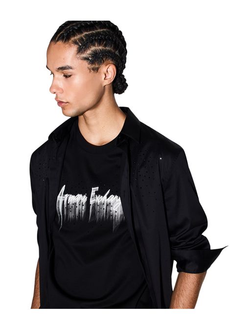 T-shirt regular fit con stampa spray ARMANI EXCHANGE | T-shirt | XM001462 AF10364UC001